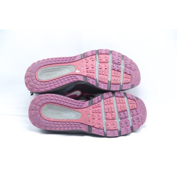 Nike Dual Fusion Trail Shoes Women Size 9.5 Black Purple Running 652869-011 - Picture 6 of 7
